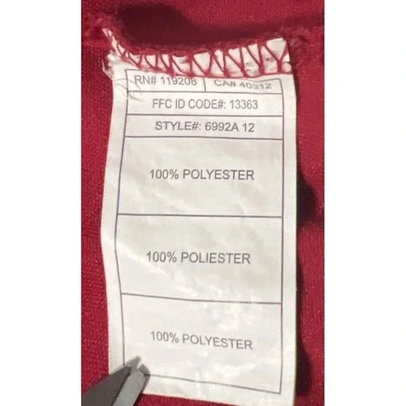 Indiana Hoosiers Adidas Full Zip Red/White Soft Shell Jacket, Size Medium - Picture 5 of 9